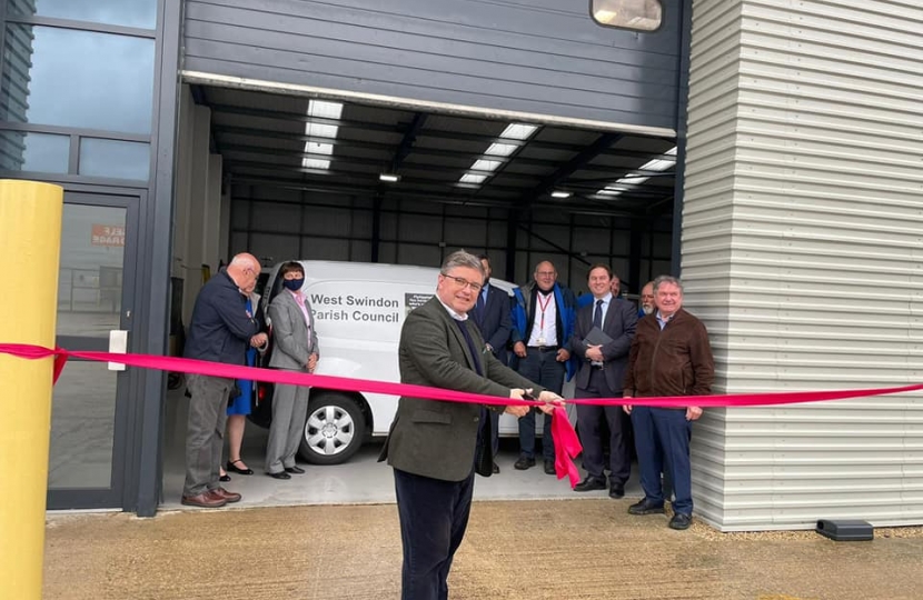 Robert Buckland MP opens new West Swindon Parish Depot