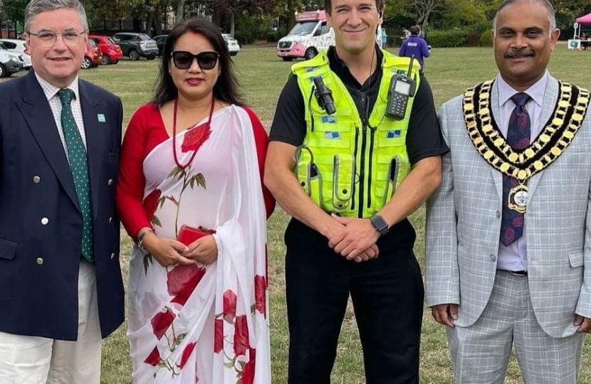 South Swindon MP Sir Robert Buckland pictured at the Nepalese Cultural Day