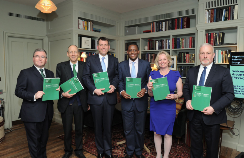 Sir Robert Buckland with fellow members of the Regulatory Reform Group