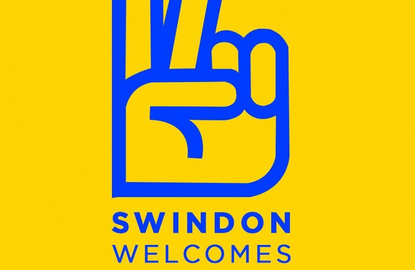 Swindon Welcomes Ukraine Logo