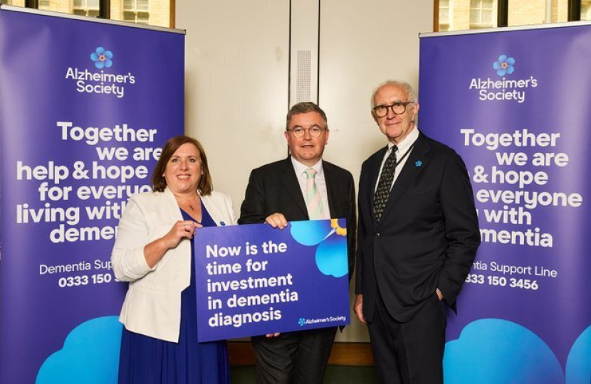 Sir Robert at a Dementia Awareness Week Event