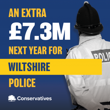 An estra £7.3M next year for Wiltshire Police