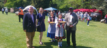 Sir Robert Buckland MP with friends at Swindon's Polish Day 2023