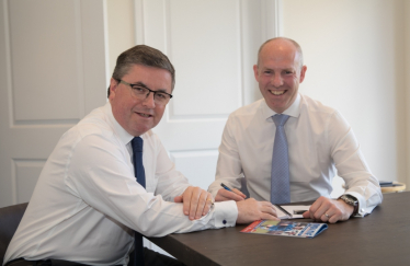 Sir Robert Buckland MP and Justin Tomlinson MP