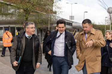 Sir Robert Buckland MP with Rail Minister Huw Merriman MP